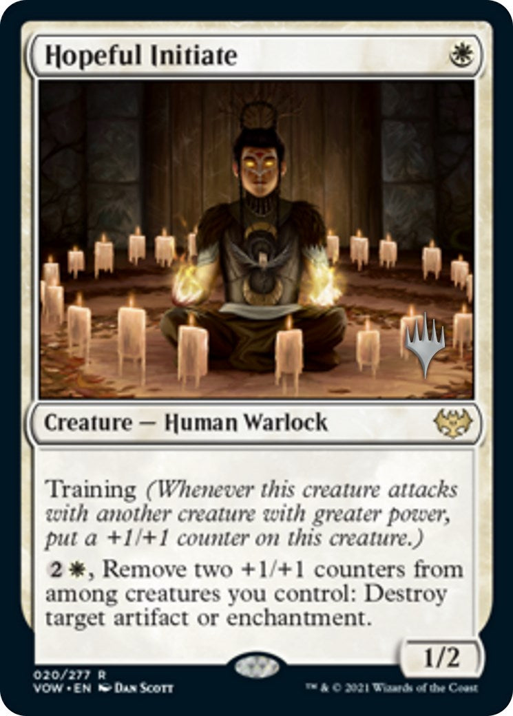 Hopeful Initiate (Promo Pack) [Innistrad: Crimson Vow Promos] | Eastridge Sports Cards & Games