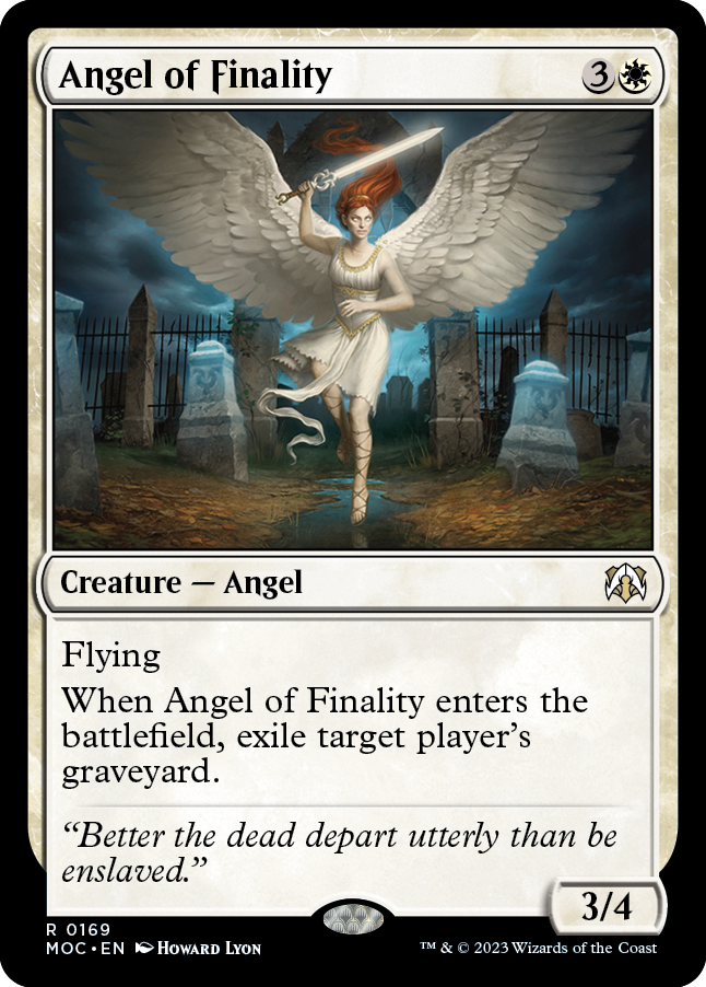 Angel of Finality [March of the Machine Commander] | Eastridge Sports Cards & Games