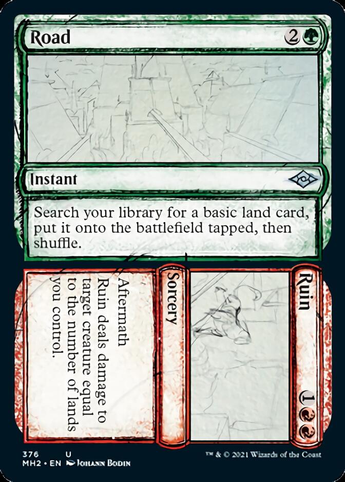 Road // Ruin (Sketch) [Modern Horizons 2] | Eastridge Sports Cards & Games