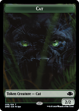 Insect // Cat (008) Double-Sided Token [Dominaria Remastered Tokens] | Eastridge Sports Cards & Games