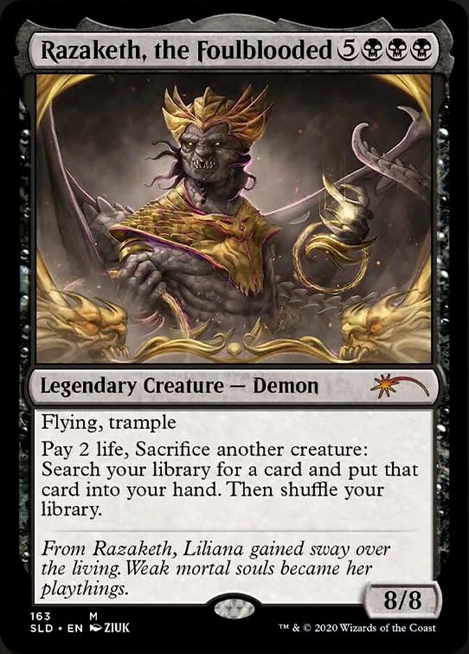 Razaketh, the Foulblooded (Foil Etched) [Secret Lair Drop Series] | Eastridge Sports Cards & Games