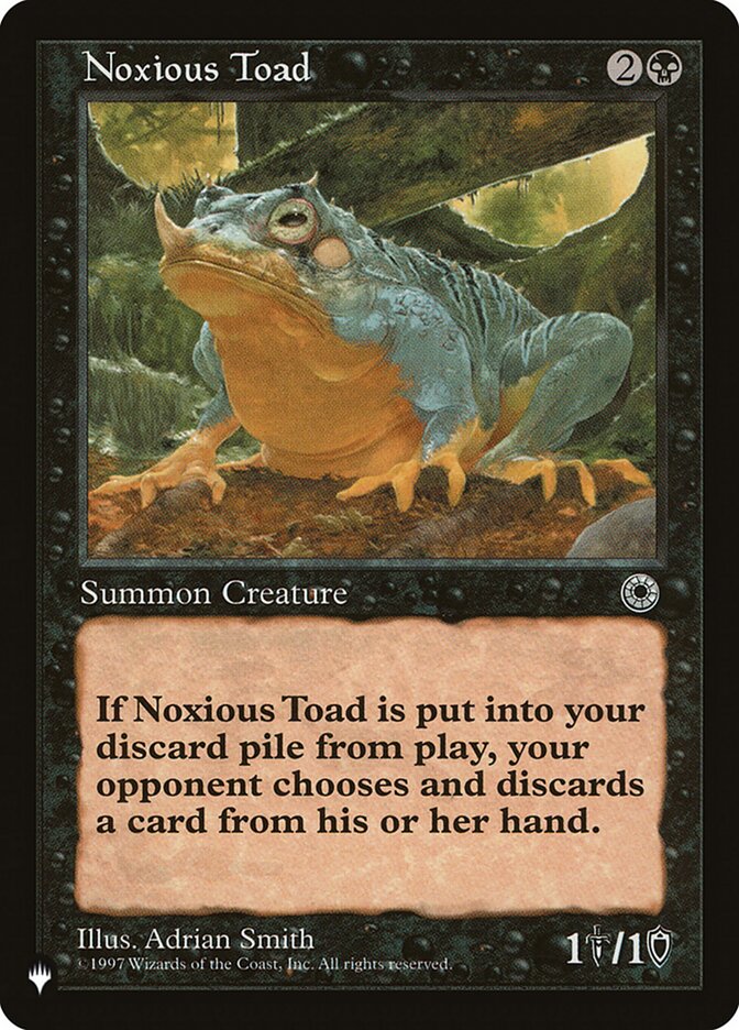 Noxious Toad [The List] | Eastridge Sports Cards & Games