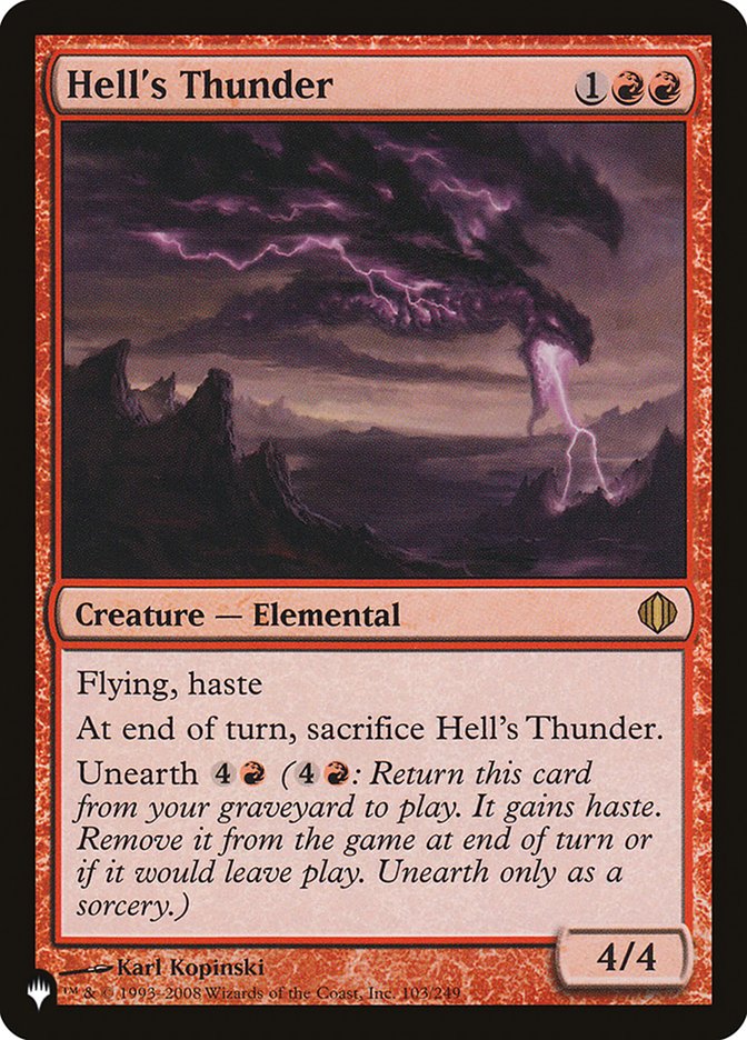 Hell's Thunder [The List] | Eastridge Sports Cards & Games