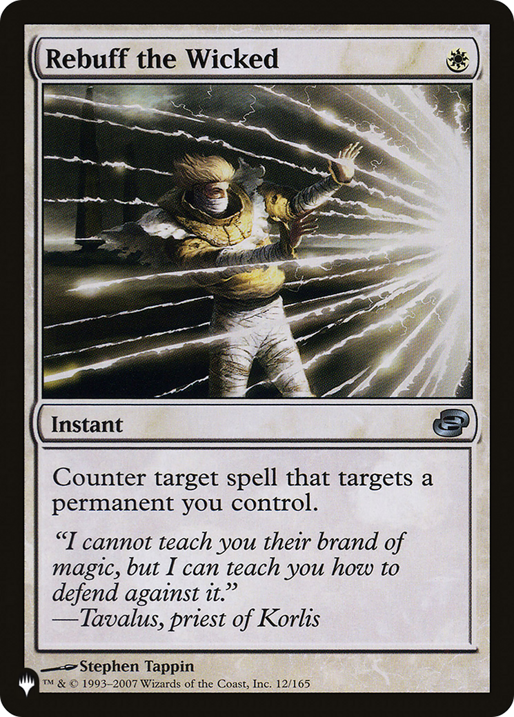 Rebuff the Wicked [The List] | Eastridge Sports Cards & Games