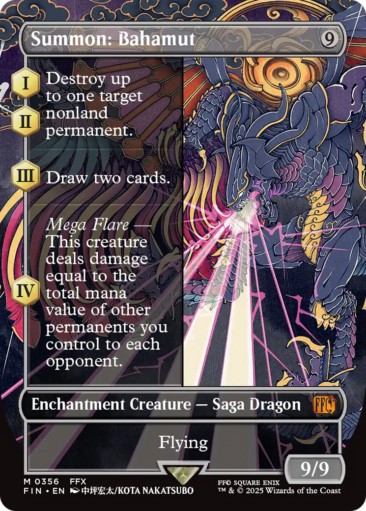 Summon: Bahamut (Borderless) [FINAL FANTASY] | Eastridge Sports Cards & Games