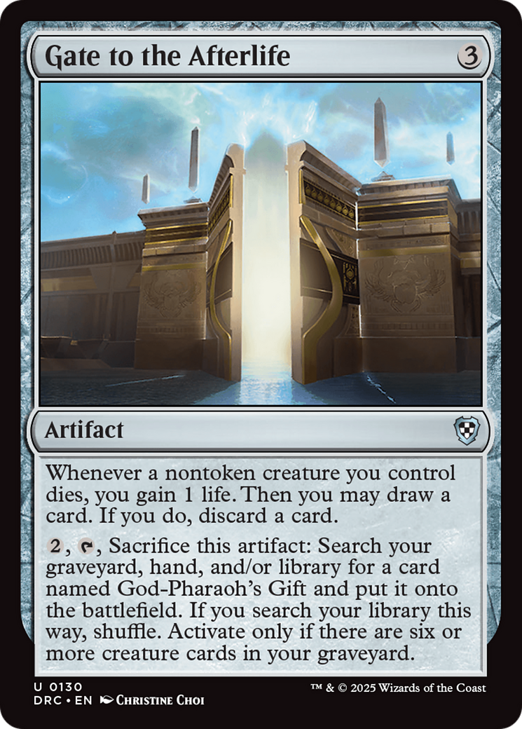 Gate to the Afterlife [Aetherdrift Commander] | Eastridge Sports Cards & Games