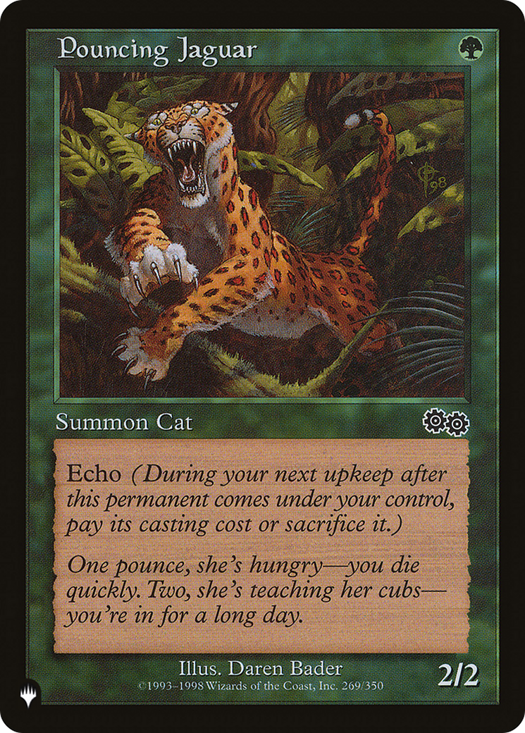 Pouncing Jaguar [The List] | Eastridge Sports Cards & Games