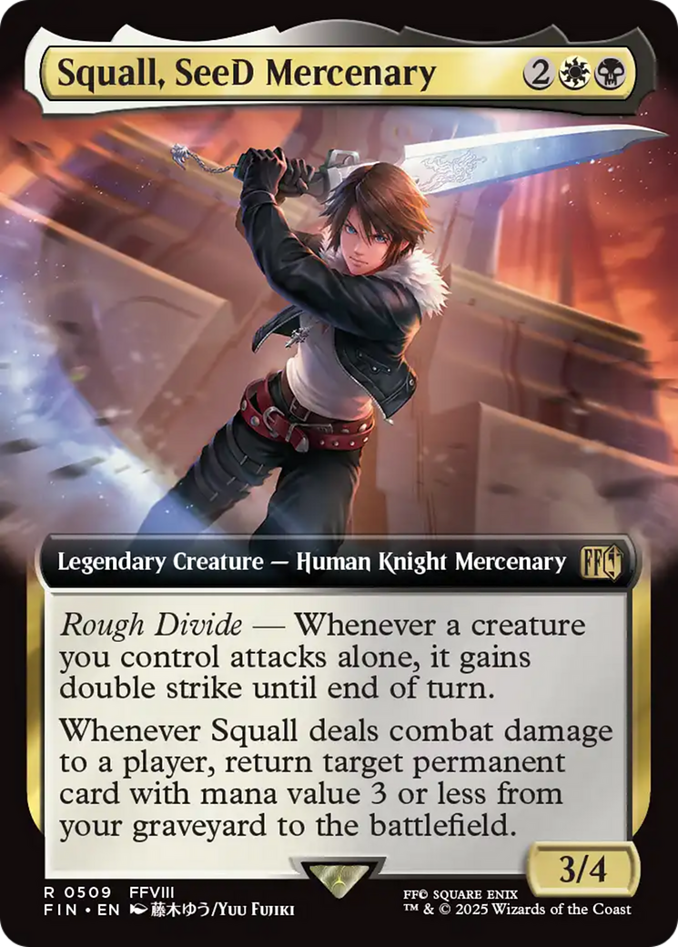 Squall, SeeD Mercenary (Extended Art) [FINAL FANTASY] | Eastridge Sports Cards & Games