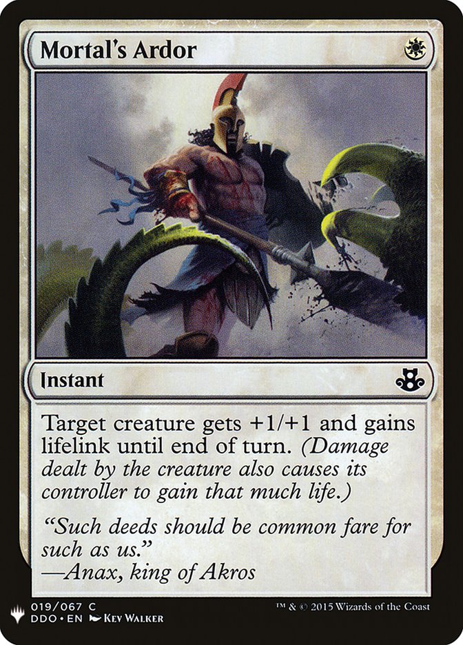 Mortal's Ardor [Mystery Booster] | Eastridge Sports Cards & Games