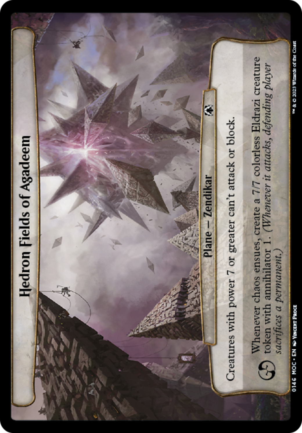 Hedron Fields of Agadeem [March of the Machine Commander] | Eastridge Sports Cards & Games
