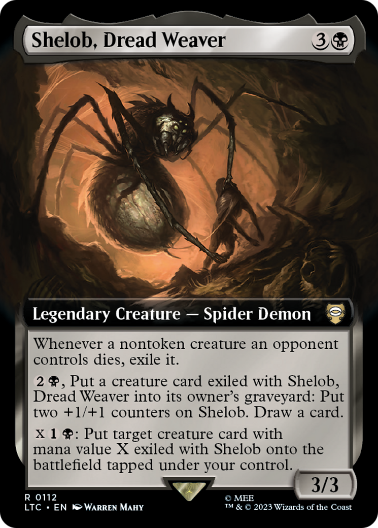 Shelob, Dread Weaver (Extended Art) [The Lord of the Rings: Tales of Middle-Earth Commander] | Eastridge Sports Cards & Games