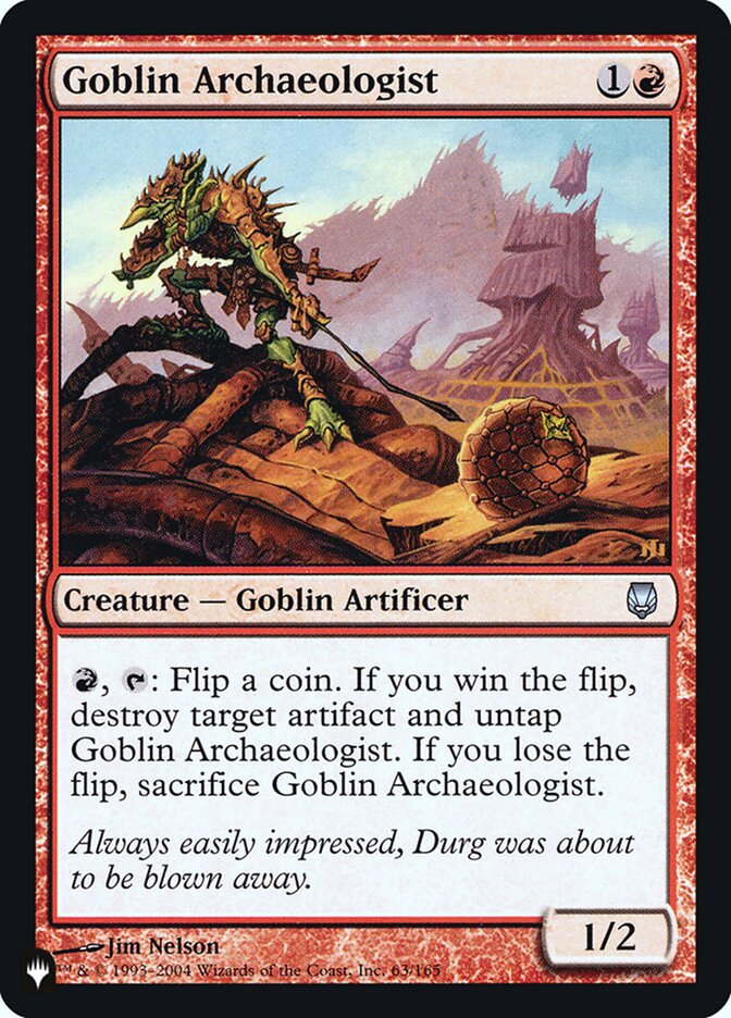 Goblin Archaeologist [Secret Lair: Heads I Win, Tails You Lose] | Eastridge Sports Cards & Games