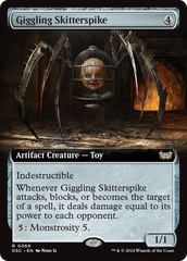 Giggling Skitterspike (Extended Art) [Duskmourn: House of Horror Commander] | Eastridge Sports Cards & Games