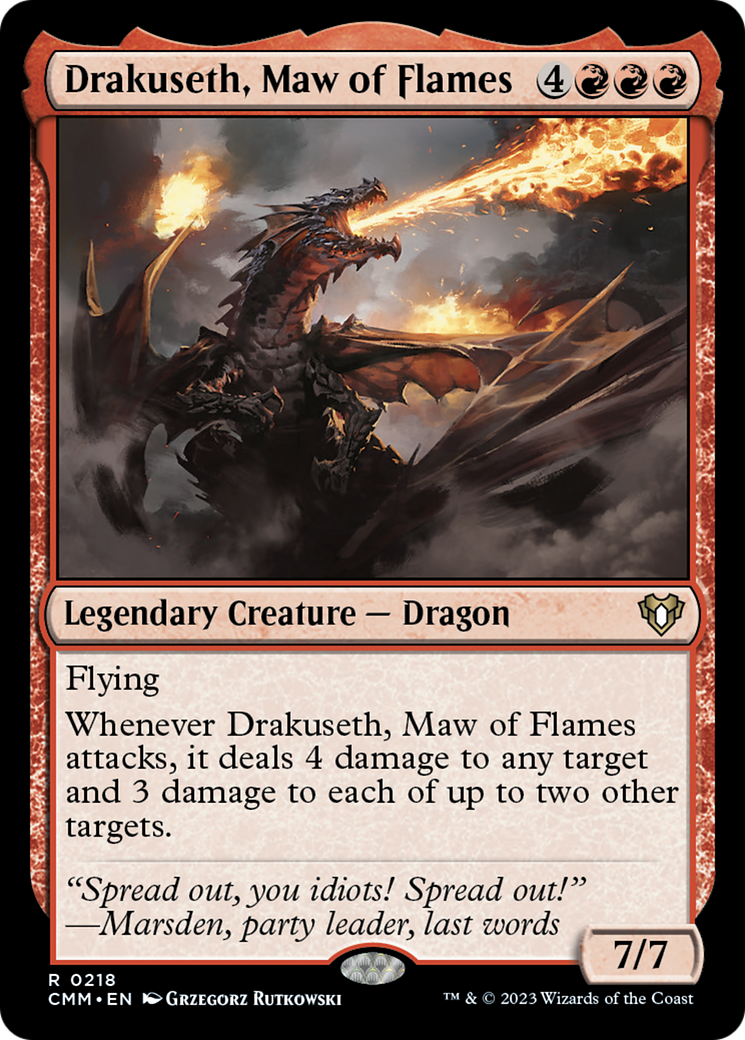 Drakuseth, Maw of Flames [Commander Masters] | Eastridge Sports Cards & Games