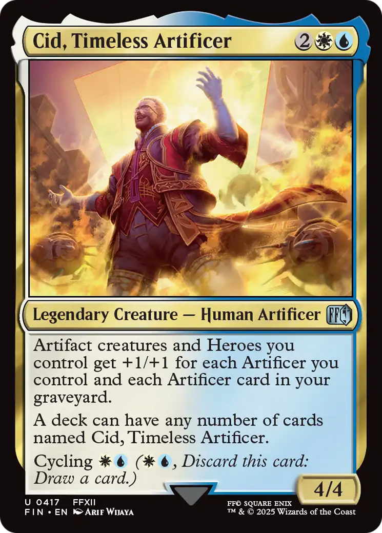 Cid, Timeless Artificer (0417) [FINAL FANTASY] | Eastridge Sports Cards & Games