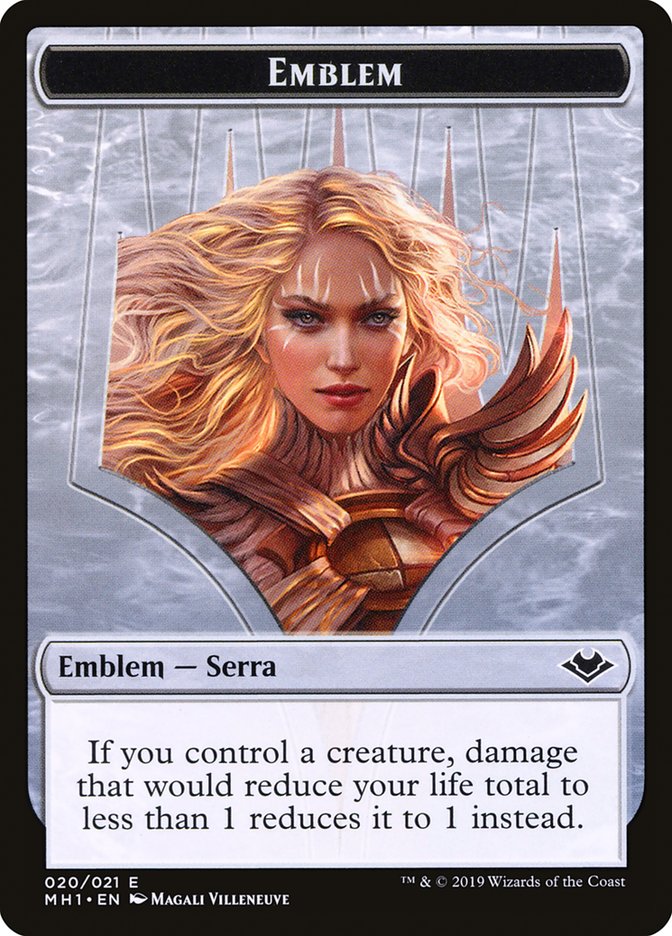 Serra the Benevolent Emblem [Modern Horizons Tokens] | Eastridge Sports Cards & Games