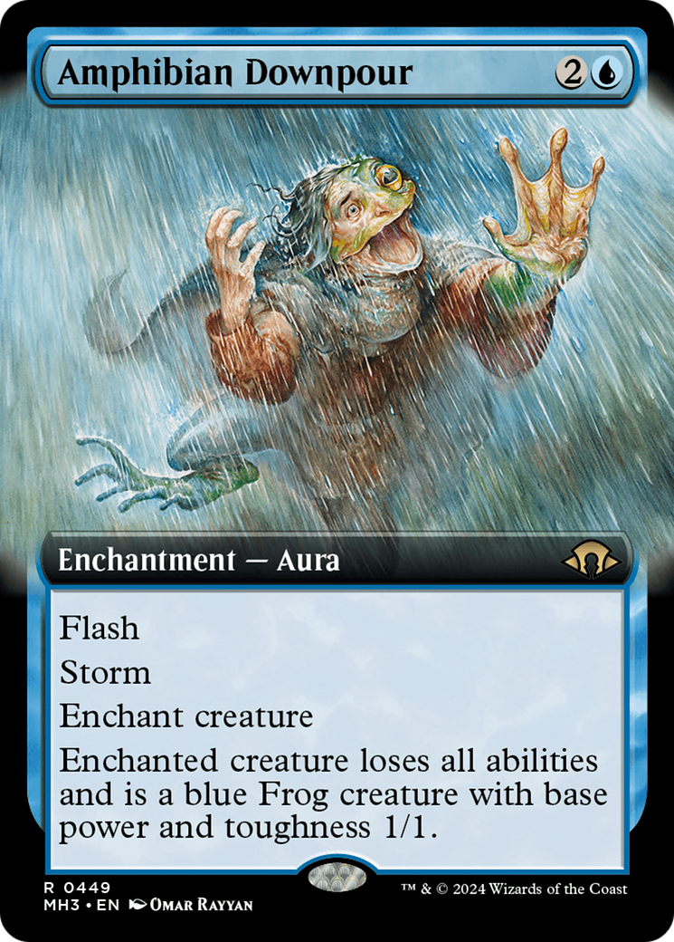 Amphibian Downpour (Extended Art) [Modern Horizons 3] | Eastridge Sports Cards & Games