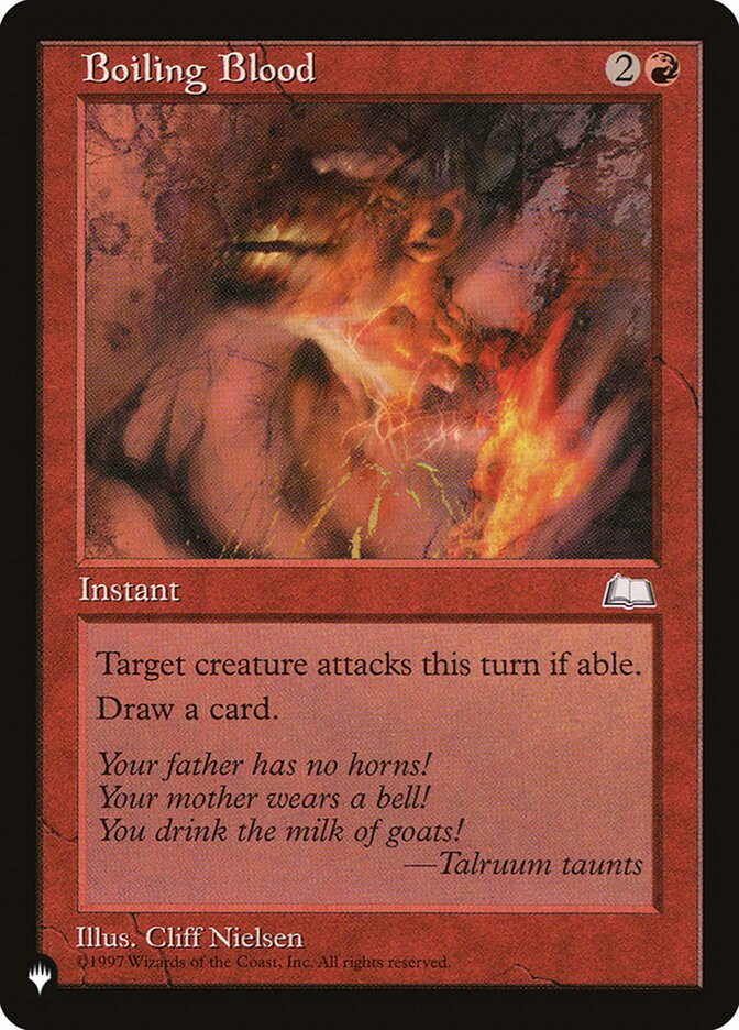 Boiling Blood [The List] | Eastridge Sports Cards & Games