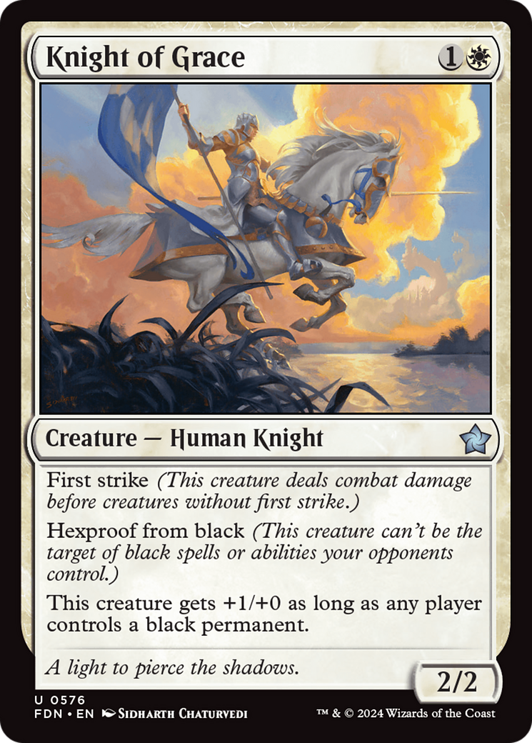 Knight of Grace [Foundations] | Eastridge Sports Cards & Games