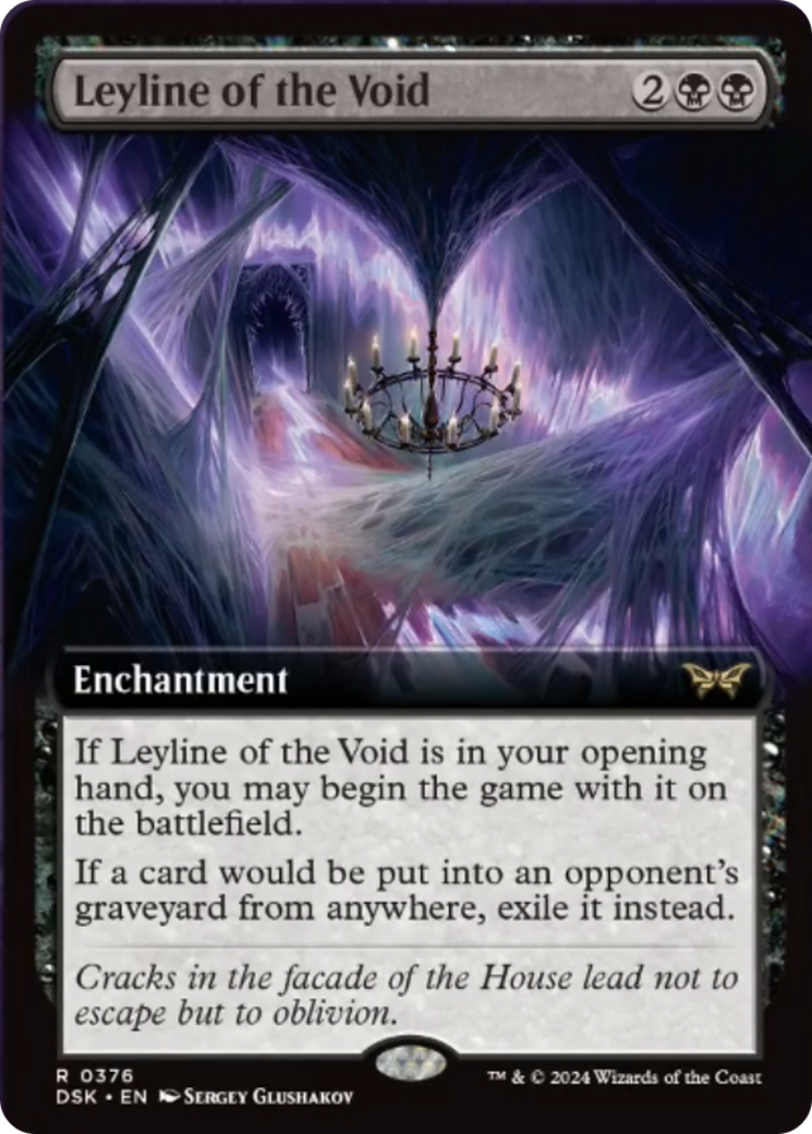 Leyline of the Void (Extended Art) [Duskmourn: House of Horror] | Eastridge Sports Cards & Games