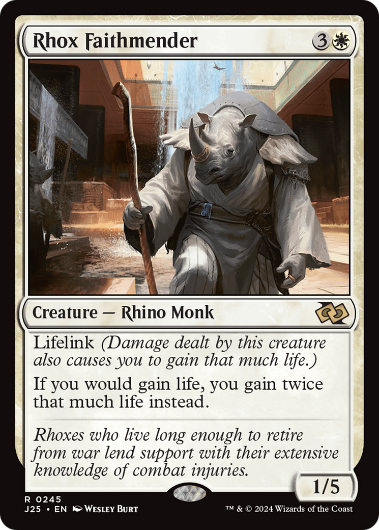 Rhox Faithmender [Foundations Jumpstart] | Eastridge Sports Cards & Games