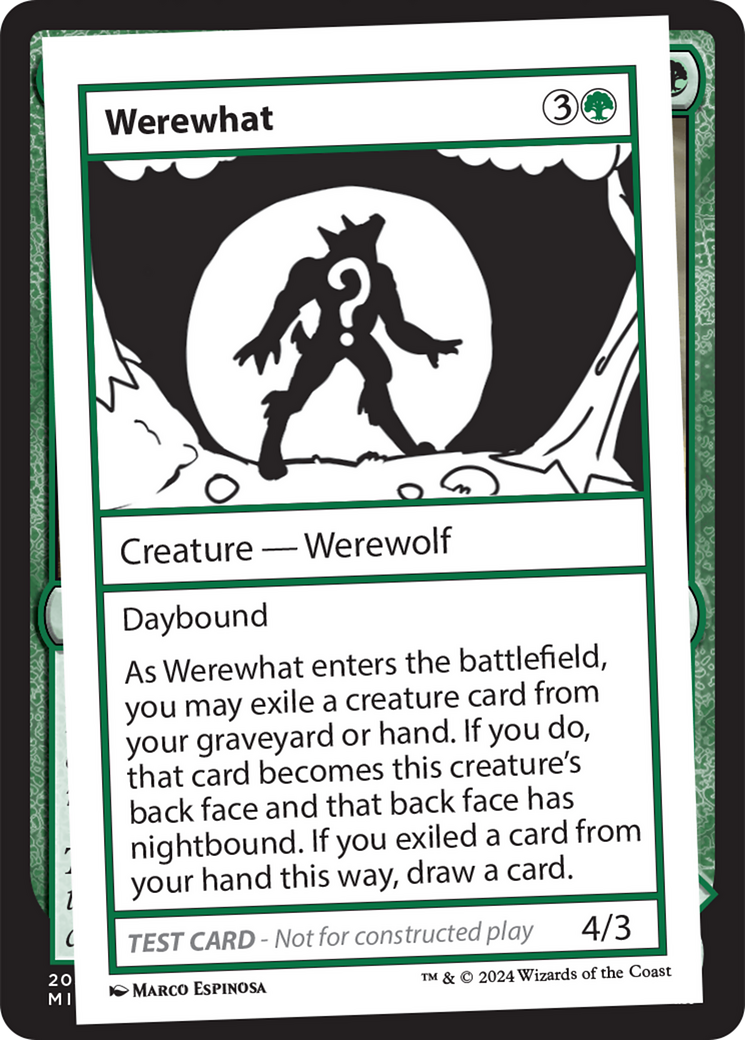 Werewhat [Mystery Booster 2 Playtest Cards] | Eastridge Sports Cards & Games