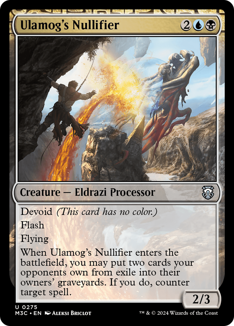 Ulamog's Nullifier (Ripple Foil) [Modern Horizons 3 Commander] | Eastridge Sports Cards & Games