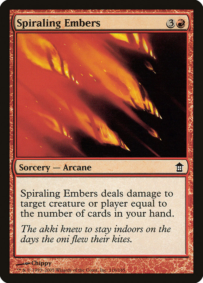 Spiraling Embers [Saviors of Kamigawa] | Eastridge Sports Cards & Games