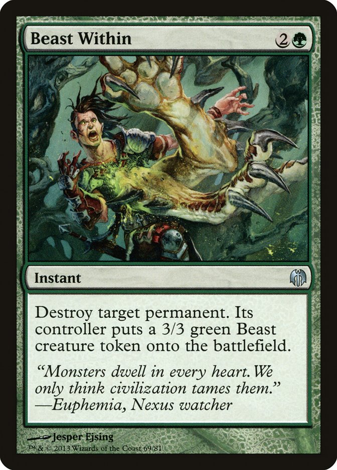 Beast Within [Duel Decks: Heroes vs. Monsters] | Eastridge Sports Cards & Games