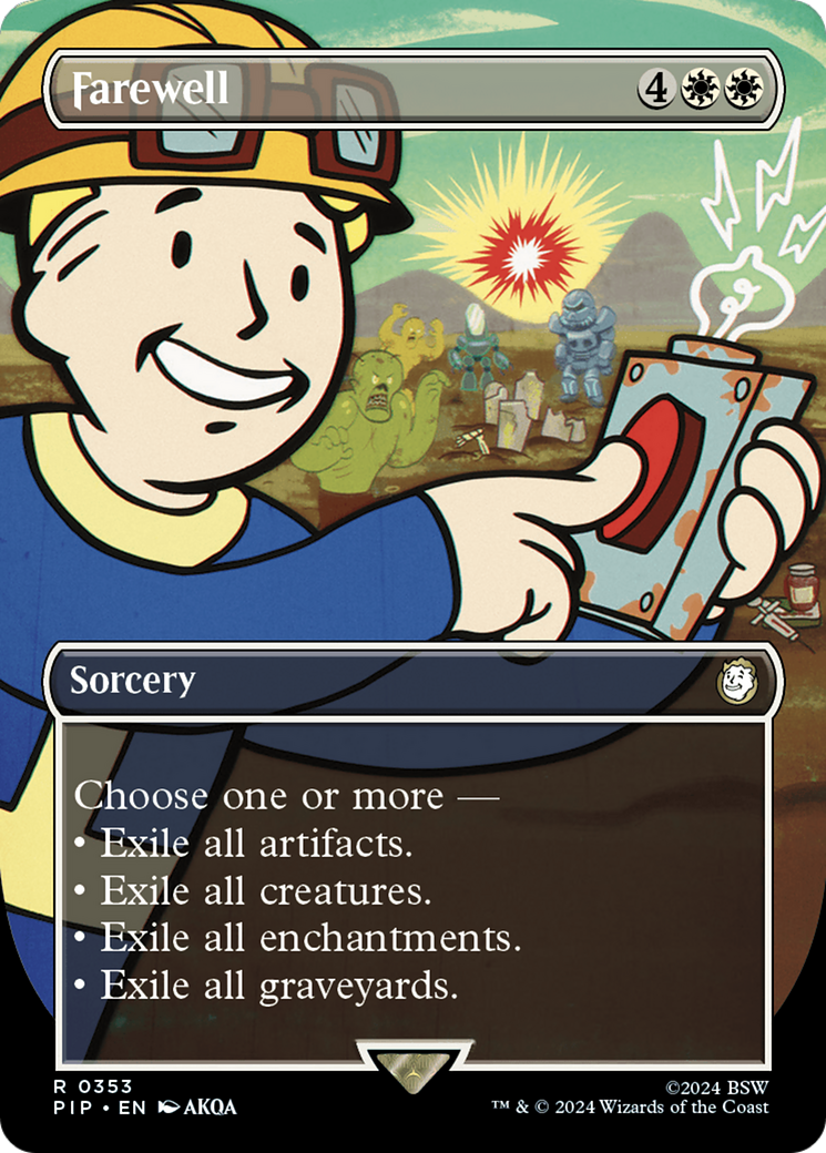 Farewell (Borderless) [Fallout] | Eastridge Sports Cards & Games