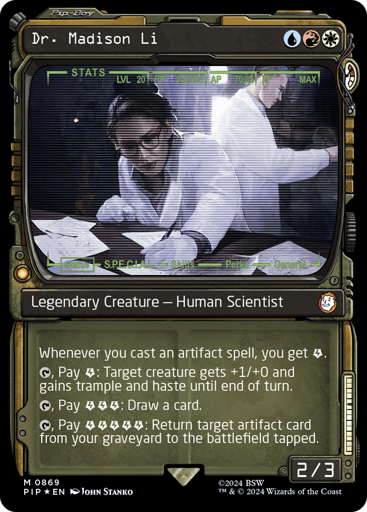 Dr. Madison Li (Showcase) (Surge Foil) [Fallout] | Eastridge Sports Cards & Games