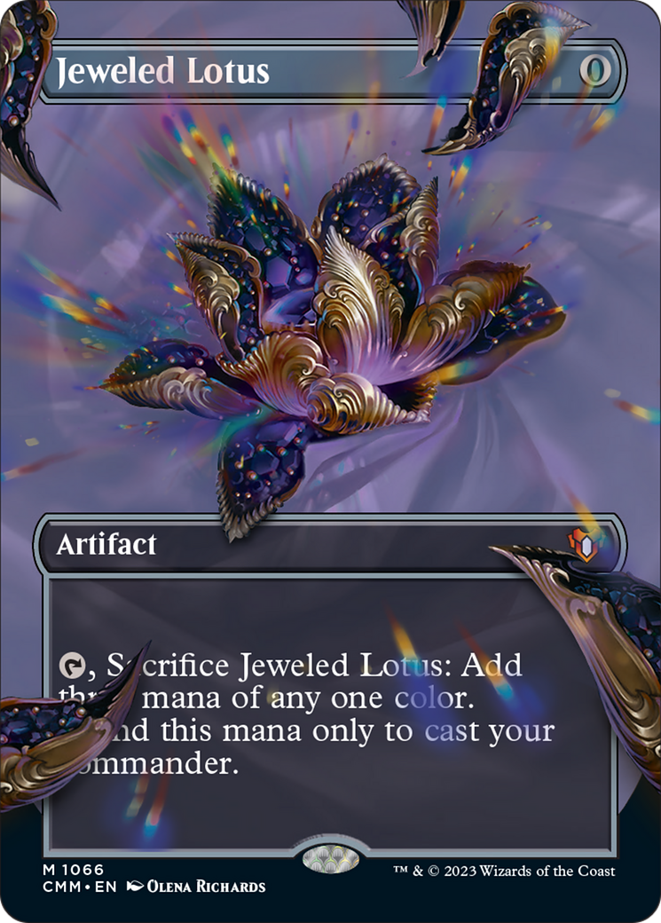 Jeweled Lotus (Borderless Textured Foil Frame Break) [Commander Masters] | Eastridge Sports Cards & Games