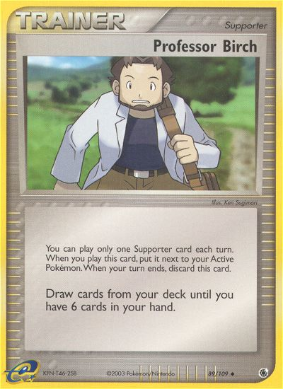 Professor Birch (89/109) [EX: Ruby & Sapphire] | Eastridge Sports Cards & Games