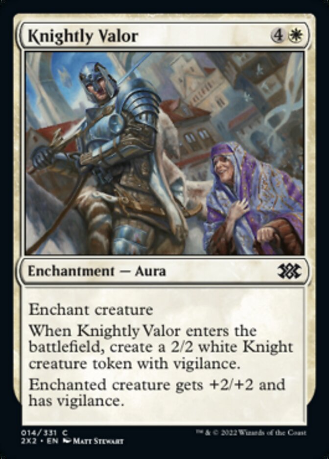 Knightly Valor [Double Masters 2022] | Eastridge Sports Cards & Games