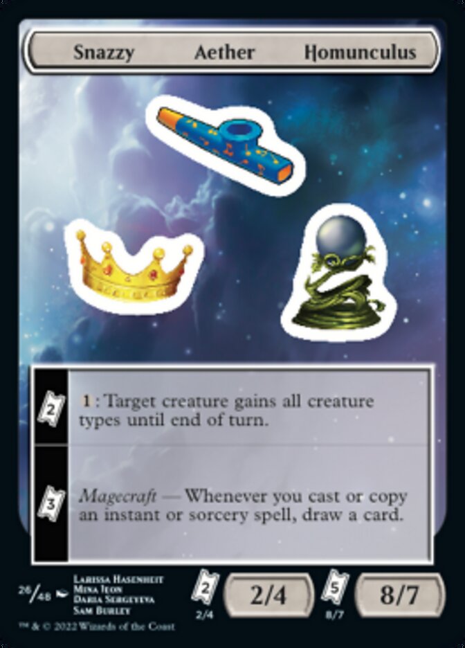 Snazzy Aether Homunculus [Unfinity Stickers] | Eastridge Sports Cards & Games