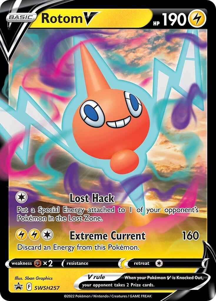 Rotom V (SWSH257) [Sword & Shield: Black Star Promos] | Eastridge Sports Cards & Games