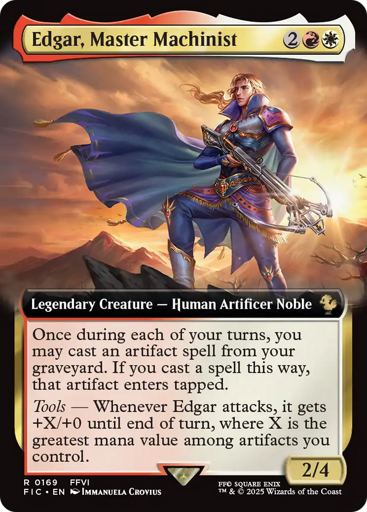 Edgar, Master Machinist (Extended Art) [FINAL FANTASY Commander] | Eastridge Sports Cards & Games