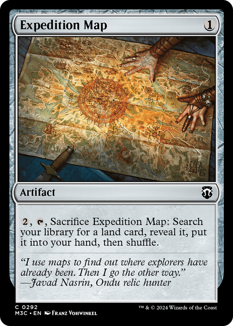 Expedition Map (Ripple Foil) [Modern Horizons 3 Commander] | Eastridge Sports Cards & Games