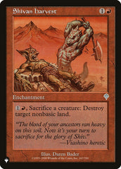 Shivan Harvest [The List] | Eastridge Sports Cards & Games