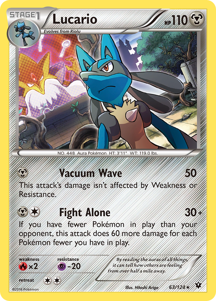 Lucario (63/124) [XY: Fates Collide] | Eastridge Sports Cards & Games