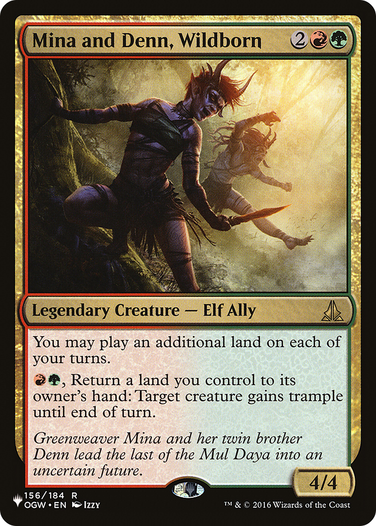 Mina and Denn, Wildborn [The List] | Eastridge Sports Cards & Games