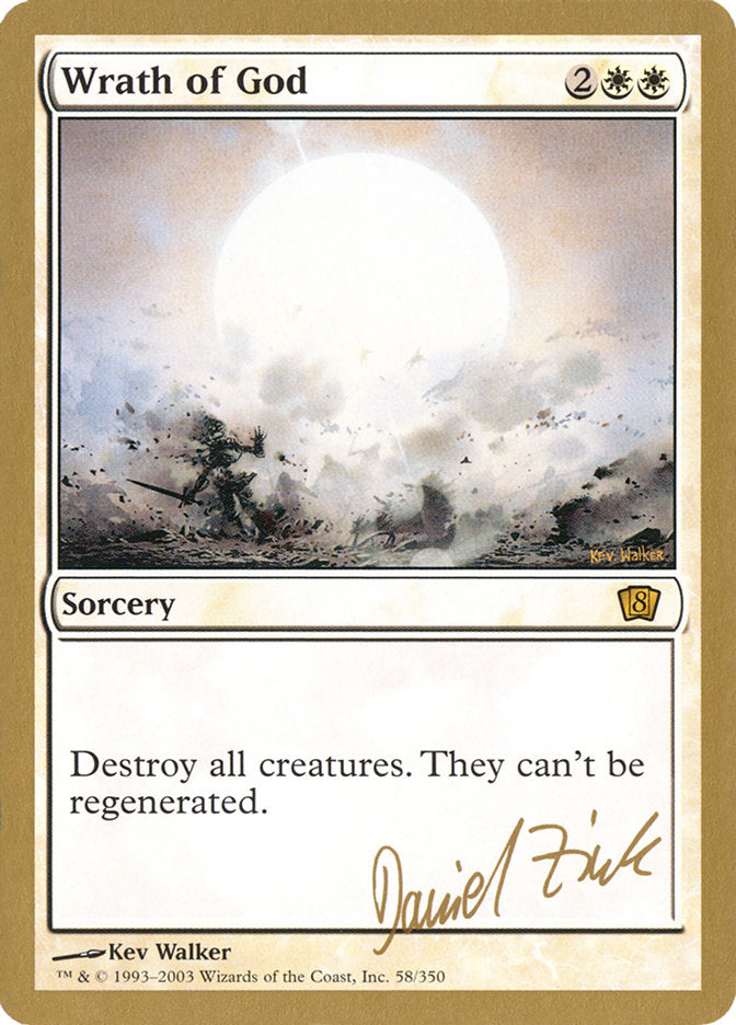 Wrath of God (Daniel Zink) [World Championship Decks 2003] | Eastridge Sports Cards & Games