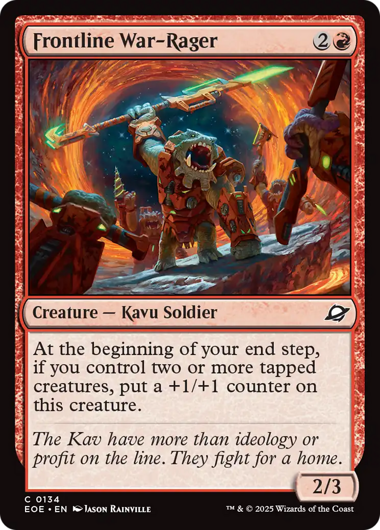 Frontline War-Rager [Edge of Eternities] | Eastridge Sports Cards & Games