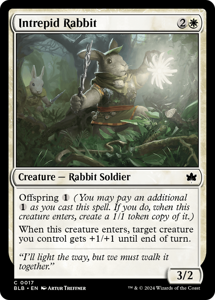 Intrepid Rabbit [Bloomburrow] | Eastridge Sports Cards & Games