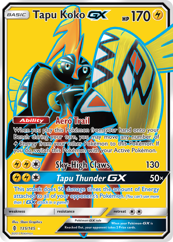 Tapu Koko GX (135/145) [Sun & Moon: Guardians Rising] | Eastridge Sports Cards & Games