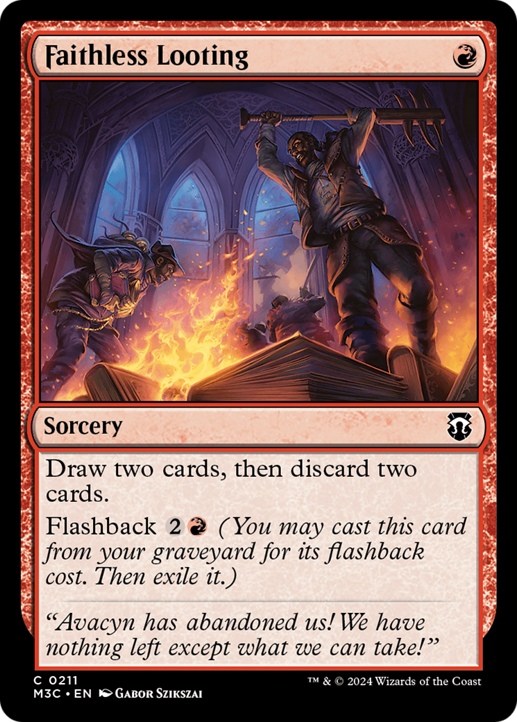 Faithless Looting [Modern Horizons 3 Commander] | Eastridge Sports Cards & Games