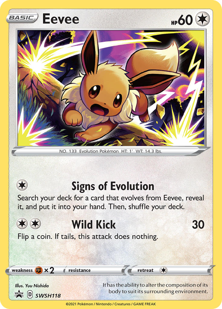 Eevee (SWSH118) [Sword & Shield: Black Star Promos] | Eastridge Sports Cards & Games