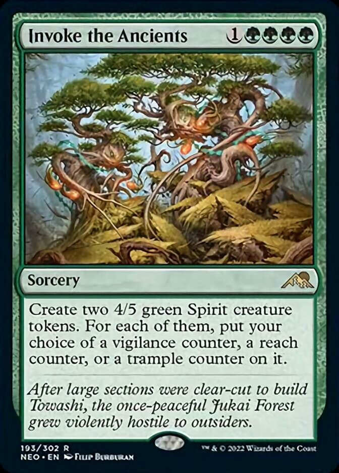 Invoke the Ancients [Kamigawa: Neon Dynasty] | Eastridge Sports Cards & Games