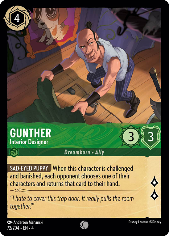 Gunther - Interior Designer (72/204) [Ursula's Return] | Eastridge Sports Cards & Games