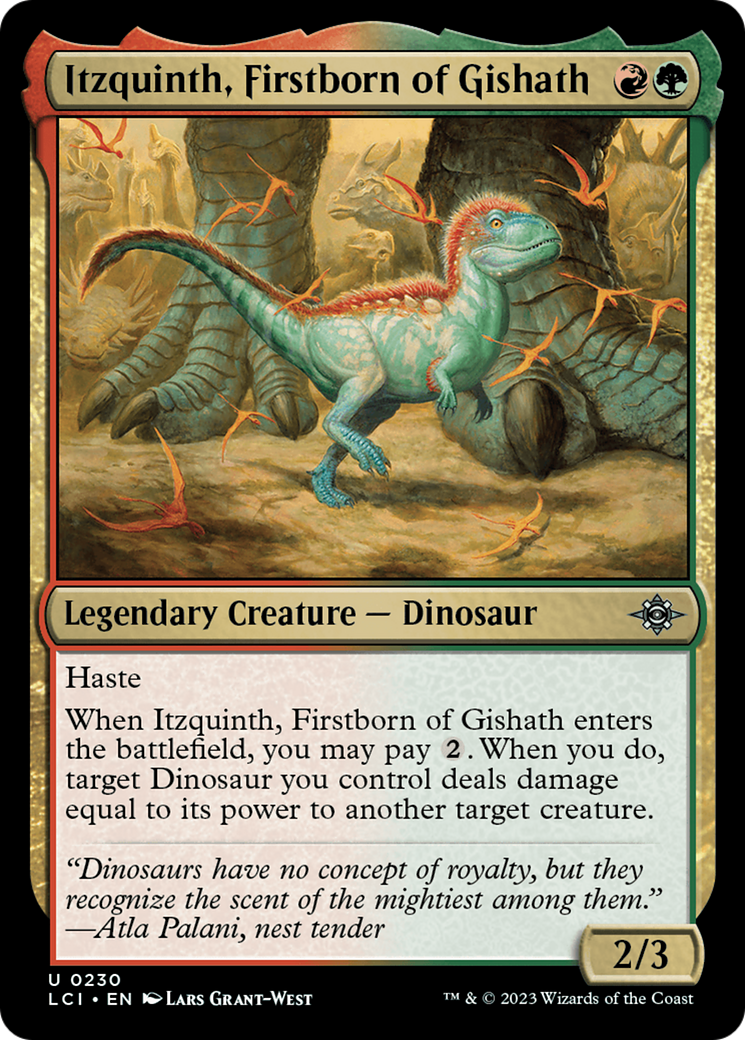 Itzquinth, Firstborn of Gishath [The Lost Caverns of Ixalan] | Eastridge Sports Cards & Games